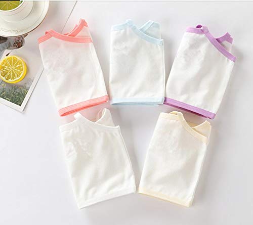 5Pcs Training Bra for Girls 10-12 Cotton Cami Crop Bralette Sports Bras for Kids4