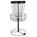 Anbt Disc Golf Basket Double Chain Practice Basket for Disc Golf Portable Metal Disc Golf Target Flying