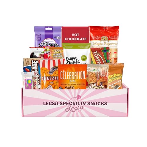 Canadian Snack Care Package - Variety Pack of Treats for Kids and Adults - Snack Box with Cookies,...