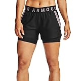 under armour ua play up shorts La mas alta calidad Under Armour Play Up 2-In-1 Pantalones Cortas Black/Slate Purple/Slate P L