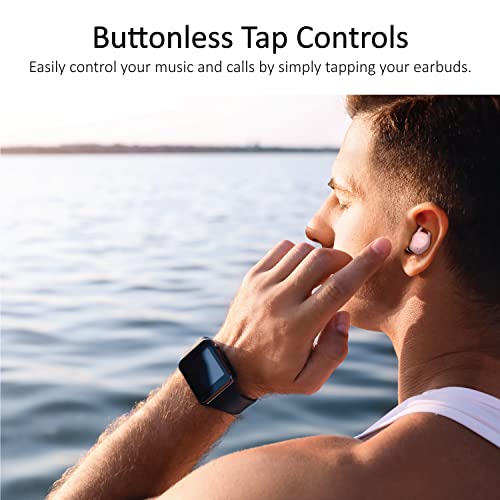 Iluv Mybuds Fit Sports Wireless Earbuds, Secure Earhooks, Bluetooth, Microphone, Ipx7 Waterproof Protection, Compatible With Apple & Android, Includes Charging Case And 4 Ear Tips, Ts100 Pink #TOP3