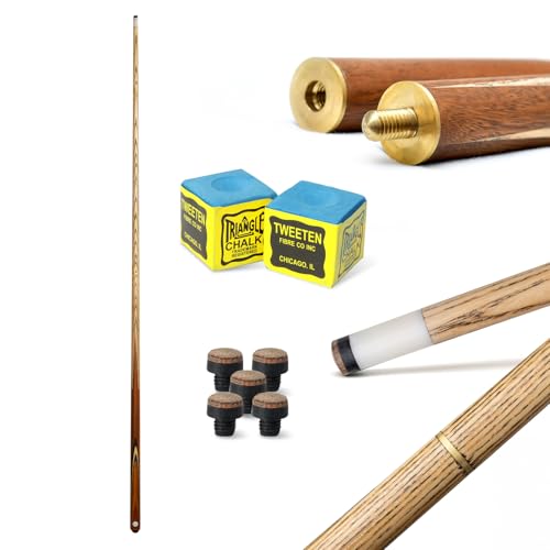 Store HD 2-teiliger Billard Queue aus edlem Holz - 147 cm Langer Billiard Queue für Erwachsene...