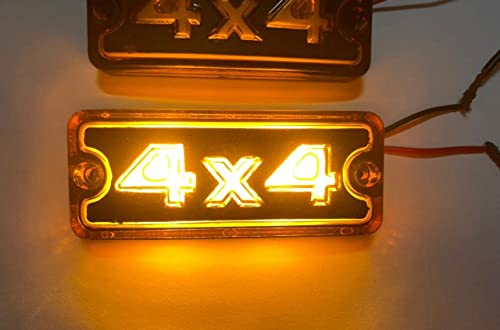 Image of AUTO MT 2PC VAN TRUCK CAR BUS LED LIGHT SIDE PANEL INDICATOR FOR ALL VEHICHLE MARUTI MARUTI 800 ALTO VAN BUS TRUCK MARUTI GYPSY KING (2PC 4x4 EDITION INDICATOR)