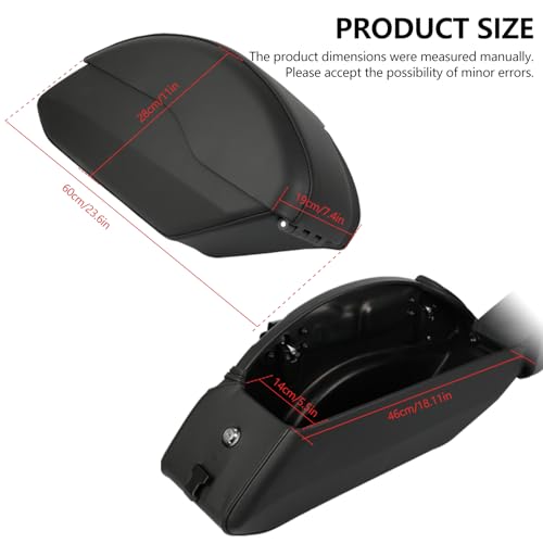 Alforjas laterales para motocicleta con sistema de liberación rápida, color negro, compatibles con Indian Scout Sixty ABS 2015-2023 miniatura 4