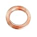 1Meter Copper Tube Coil OD 2/3/4/5/6/8/9.52/10/12/12.7/14/16/19mm Soft 99.9% T2 Copper Pipe Air Conditioning Oil Water Cooling (Size : 2.5mmx0.6mm)