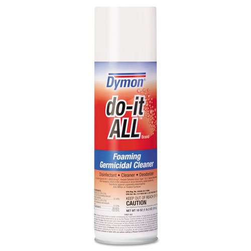 DymonDo-It-All Germicidal Foaming Cleaner, 18 Oz Aerosol Spray, 12/carton