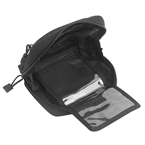 Funanasun Tactical Admin Molle Pouch Edc Emt Utility Bag Compact Water-Resistant Vest Pouches (Black (Upgraded)) #TOP5