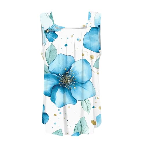 Spring Summer Plus Size Dressy Tank Tops for Women 2025 Womens Workout Floral Boho Beach Sleeveless Shirts Blouses