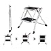 Produktbild Trittleiter 2 Stufen Mini Leiter Klapptritt Klappleiter Klapptreppe Tritt Haushaltstritt Stehleiter Sprossenleiter klappbar faltbar bis 150 kg