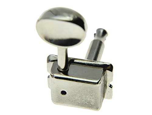 Dopro Nickel Split Shaft Vintage Guitar Tuning Keys Pegs Guitar Tuners Machine Heads for Strat Tele, Right Handed - Image 2