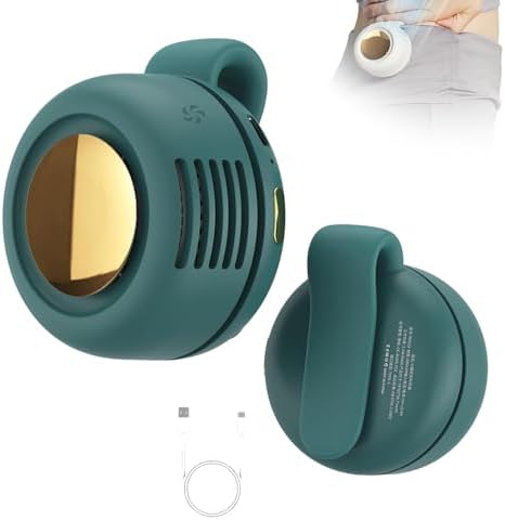 Clip-On Fan for Shirt & Waist, Portable Mini Bladeless Personal F...