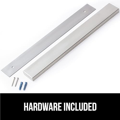 Miniatura 6 de The Original Gorilla Grip Soporte magnético para cuchillos de acero inoxidable, tira magnética resistente para cuchillos, barra montada en pared o