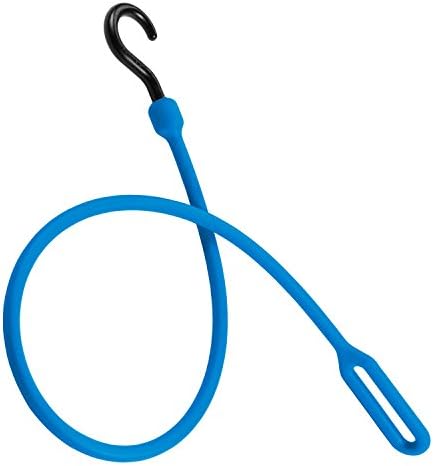 THE PERFECT BUNGEEPCLE30BL Loop End Cinch Cord Bungee with Nylon S-Hook, 30", Blue