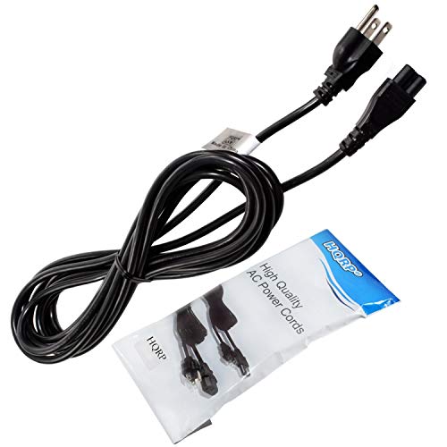 HQRP 15ft AC Power Cord Works with LG LF5600 / LF6000 / 32LF5600