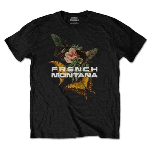 Rock Off officially licensed products French Montana Butterfly T Shirt S Black