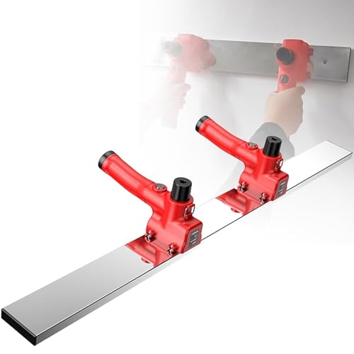 DPQYJPP Vibrante massetto calcestruzzo, Raschietto Elettrico calcestruzzo, Motore Vibrante Finitura Cemento 100 cm 12000 Giri/min, Strumento Vibrante per Finitura in calcestruzzo per massetto