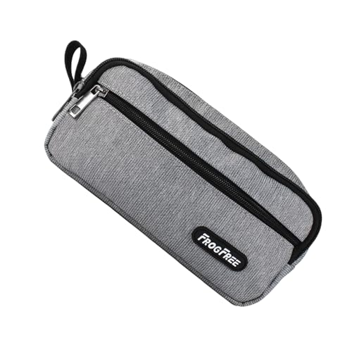 Image of Large Capacity Pencil Case - Cute Pencil Pouch for Back To School Supplies, Simple Stationery Office Organizer Pen Bag with Zipper