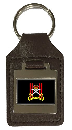 Porte-clés en cuir gravé drapeau anglais cadeau idéal pour homme