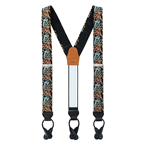 Trafalgar Birds Of Prosperity Silk Button End Braces #TOP10