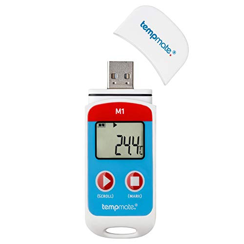 Registrador de datos de temperatura multiuso utilizado para la caja de vacunas Industria alimentaria Industria farmacéutica Transporte junto con el certificado de calibración de Instrukart (Pack Of 3) Cover