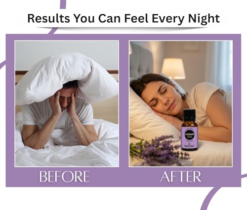 Image of Earth N Pure Lavender Essential Oil Sleep & Relaxation | GC /MS Tested | Rich in Linalool & Linalyl Acetate for Diffuser, Skin & Hair - 30ml