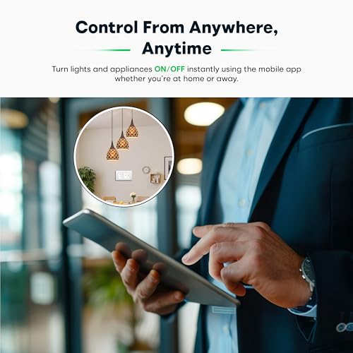Image of SmartLife Modular 2 Gang Touch Switch (White) | 16amp Each | WiFi + BLE | Premium Glass Finish | Compatible with Alexa, Google Assistant, HA, IFTTT & SmartLife App | Fits Roma & Similar Plates