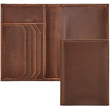 Genuine Leather Passport Holder Handmade Passport cover Lightweight Travel Bifold Passport coffee