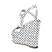 Eldof Wedge Heels for Women Open Toe Ankle Strap Platform High Heel Wedge Sandals Shoes for Women 4 Inches Patent Polka Dot US Size 7