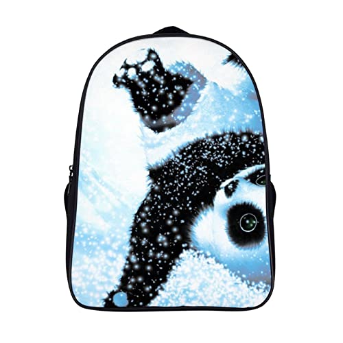 Sac à dos d'école panda pour ranger facilement les grands cahiers scolaires