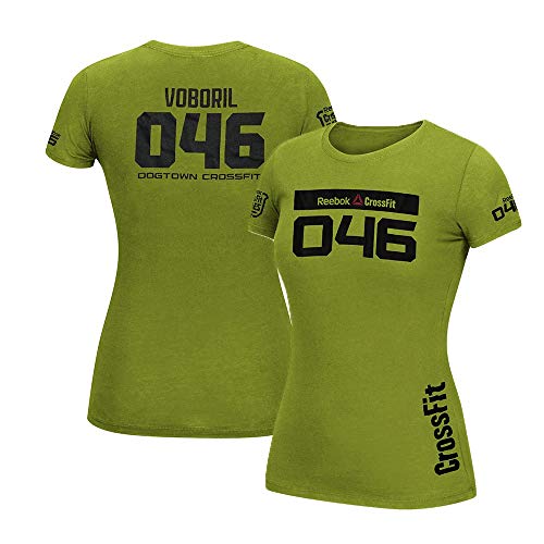 T-shirt Reebok Crossfit Games femme olive Val Voboril 2012