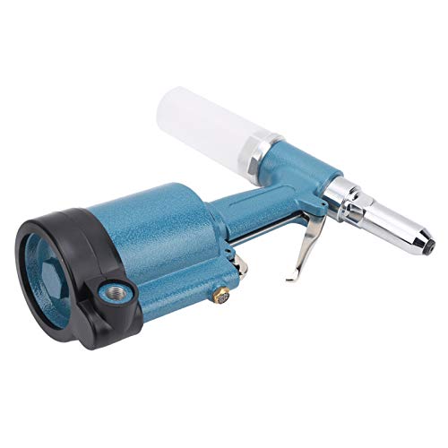 Grcfumo Air Rivet Gun, Pneumatic Riveter, Air Rivet Gun Industrial Grade 3 Jaw Pneumatic Riveter Aviation Aluminum Hydraulic Structure Blue (EU Style) - Image 7