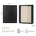 Love-KANKEI Shadow Box Frame 11x14 Shadow Box Display Case with Linen Back Rustic Wood Memory Box for Awards Medals Photos Pictures Gift Rustic Black