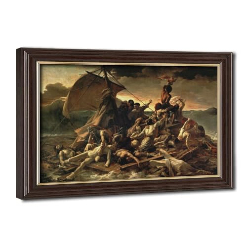 Le Radeau de la Méduse affiches impressions sur toile decoration murale cadre WCYB
