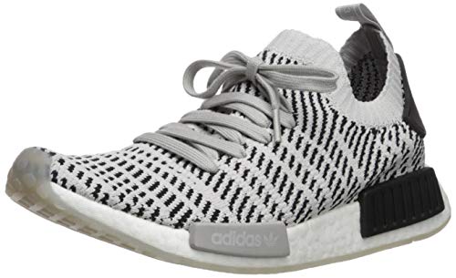 adidas Originals Men's NMD_R1 STLT Primeknit Running Shoe, Grey/Grey/Black, 13