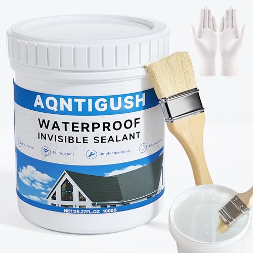 AQNTIGUSH 35oz Transparent Waterproof Sealant Coating Invisible Waterproof Agent, Waterproofing