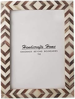Handicrafts Home Photo Picture Frame - 4" x 6", Green Red - Handmade Gifts