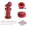 Phaxth 16.5" H Metal Fire Hydrant for Dogs to Pee On, Vintage Dog Fire Hydrant Pee Post for Outdoor Decor