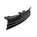 Grille Compatible With 1999-2006 Volkswagen Golf & Gti & R32 Mk4 s, Badge Less Style ABS BlackFront Bumper Hood Grill by IKON MOTORSPORTS