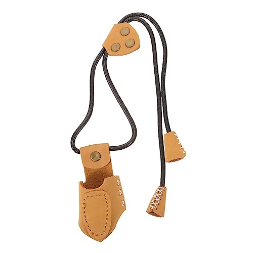 CORHAD Archery Thumb Ring Finger Protector for Archers Material Left/Right Hand Fit Portable Reusable Guard