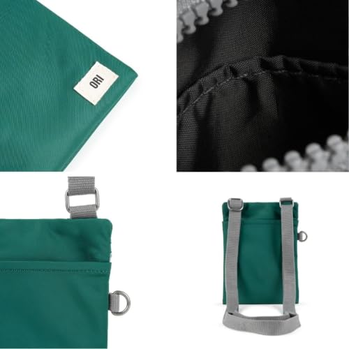 Image of ORI LONDON Crossbody Bag - Chunky Zip, Adjustable Strap, & Multi Pockets for Mobile Phones, Cards & More - Chelsea