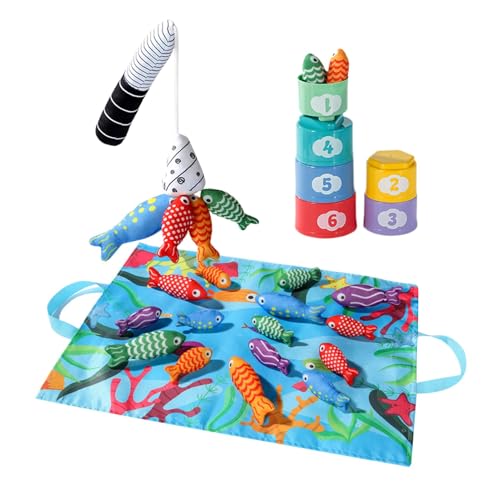 Jeu de pêche jouet éducatif avec tasses pour rire en famille