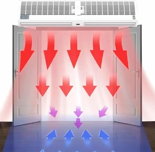 Cortina de aire para puerta de 60cm con interruptor de dos velocidades 8