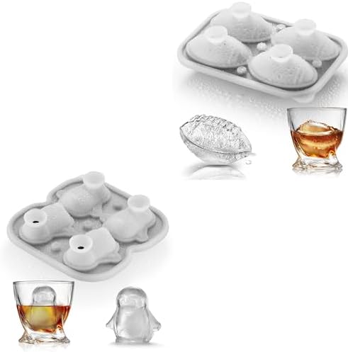 Penguins Ice Cube Tray Fun Shapes, Odd Novelty Cute Penguin Gifts...