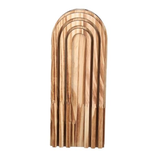 Gazechimp Maceta de Pared de Madera, Maceta Colgante Decorativa para Baño, Versátil Jarrón de Pared para Cocina, Decoración Artística, 1 Paquete
