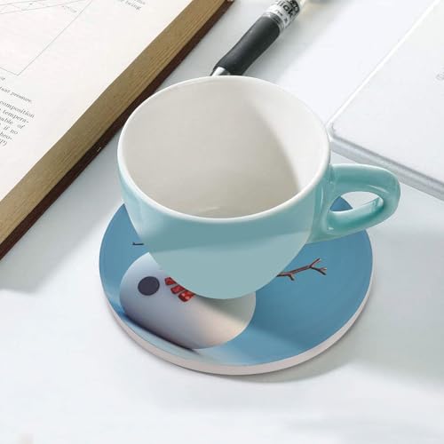 Dessous de verre en céramique anti-rayures pour table basse en liège