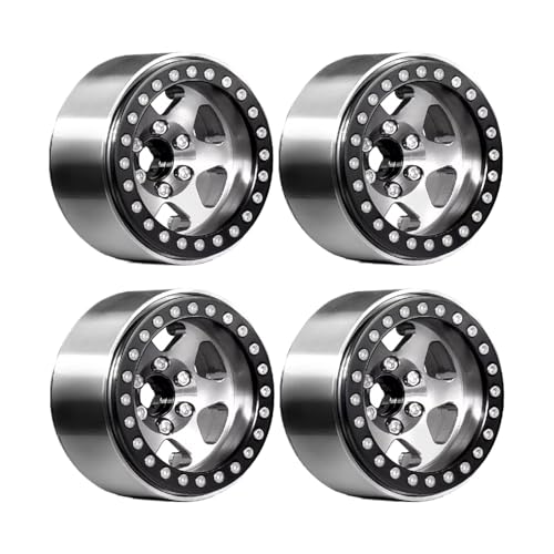 RCzC[nu For Axial For SCX10 II III For TRX4 For TRX6 For Redcat GEN7 1/10 p 4 1.9 r[hbNzC[ 10mm Zp 12mm RCJ[p[c(Silver)