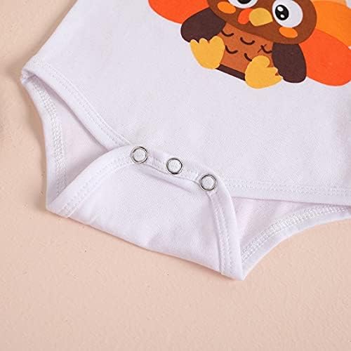 Baby Girl Thanksgiving Outfit Bodysuit+Tutu Skirt+Leg Warmer+Bunny Headband Set - Image 8