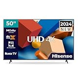 Hisense 50-Inch R6E5 Television (2024) SmartTV 4K HDR10 Works with AirPlay, Smart Home, Alexa, Google Home