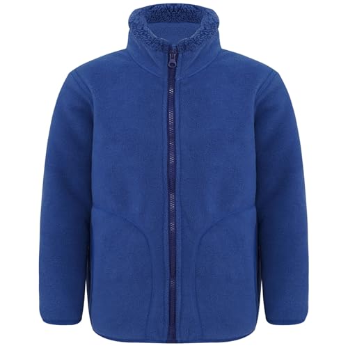 Rswnyirn Kinder Fleecejacke Mädchen Jungen Warm Jacke Oberteil Ohne Kapuze...