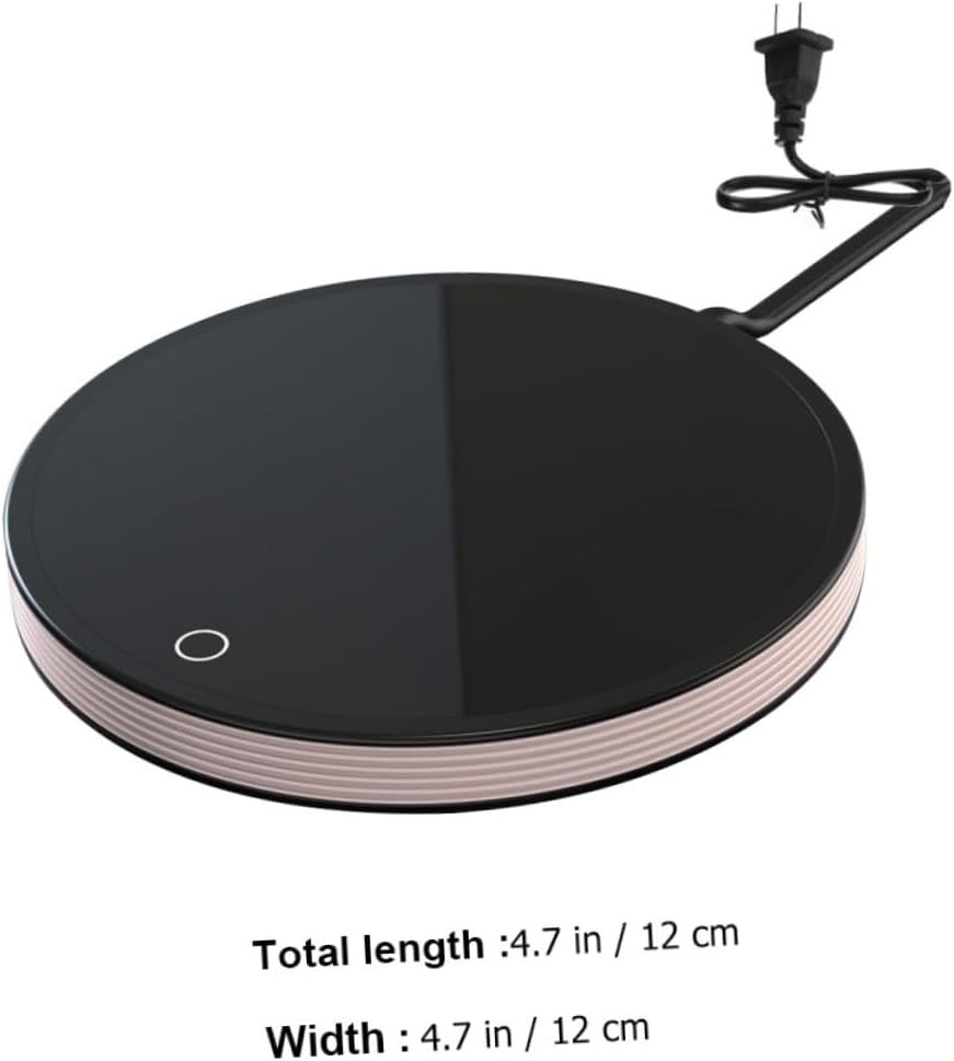 Electric Mug Heating Pad for Desk Temperature Cup Warmer for Coffee Tea Hot Cocoa Portable Household and Office Accessory USB Powered Compatible with Acv Gift for Home Dorm